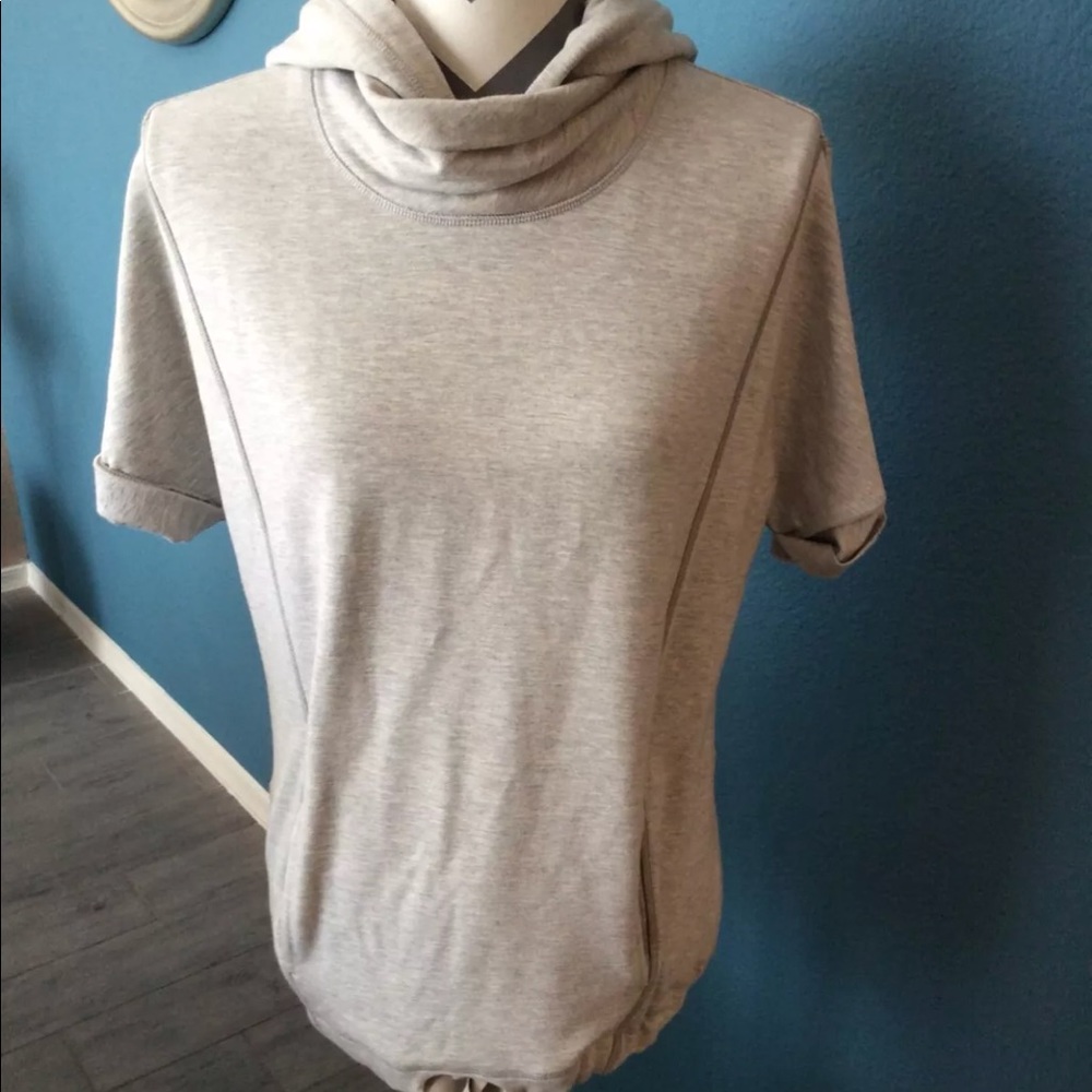 Lululemon Gray Hooded Sweatshirt